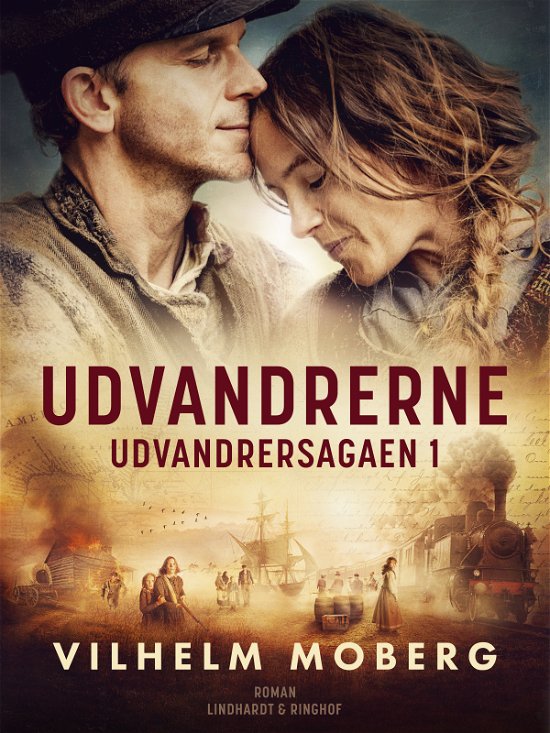 Cover for Vilhelm Moberg · Udvandrersagaen: Udvandrerne (Sewn Spine Book) [1er édition] (2024)