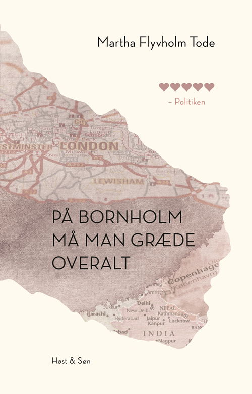 Cover for Martha Flyvholm Tode · På Bornholm må man græde overalt (Sewn Spine Book) [2. Painos] (2017)