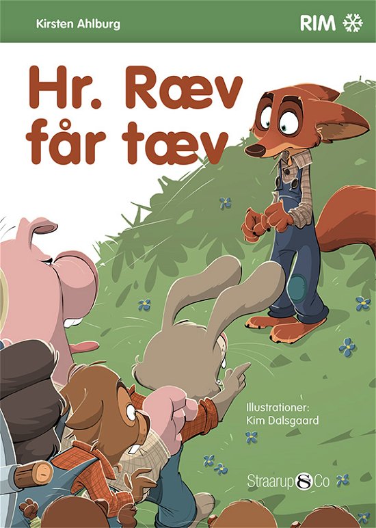 Cover for Kirsten Ahlburg · Rim: Hr. Ræv får tæv (Hardcover bog) [1. udgave] (2018)