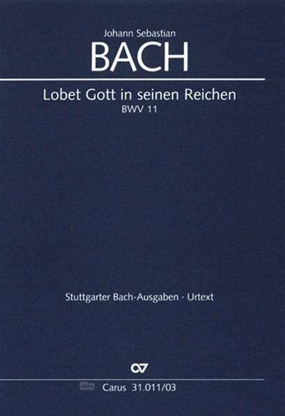Cover for JS Bach · Kantate Nr.11,KA.CV31.011/03 (Bog)