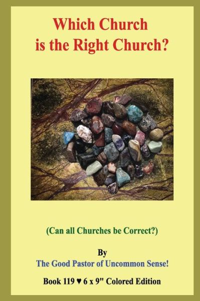 Cover for Good Pastor of Uncommon Sense! · Which Church is the Right Church? (Paperback Book) (2020)