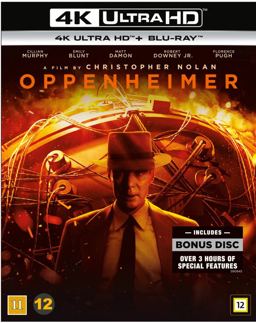 Christopher Nolan · Oppenheimer (4K Ultra HD/BD) [International