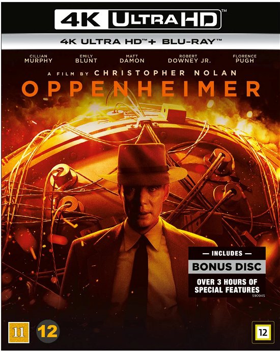 Cover for Christopher Nolan · Oppenheimer (4K UHD + Blu-ray) [International Import edition] (2023)