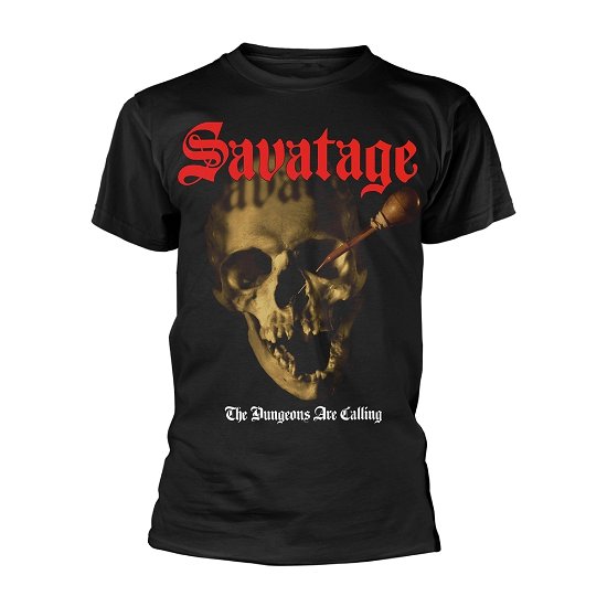 Cover for Savatage · The Dungeons Are Calling (T-shirt) [size M] [Black edition] (2021)