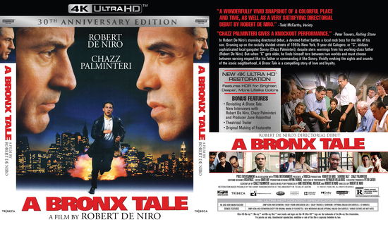 Cover for Bronx Tale (30th Anniversary Edition) (4K UHD Blu-ray) (2023)