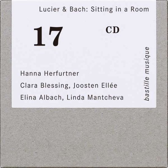 Cover for Alvin Lucier · I am sitting in a Room (CD)