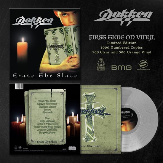 Erase The Slate (Clear Vinyl LP) - Dokken - Musikk - Church Of Vinyl - 4260146163144 - 11. juni 2021