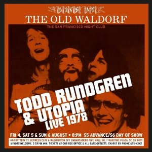 Live At The Old Waldorf - Rundgren, Todd & Utopia - Music - ESOTERIC - 5013929462144 - November 26, 2015