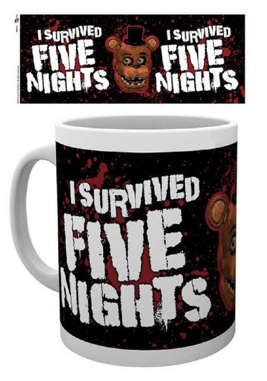 Five Nights at Freddy's I Survived Mug - Mokken - Books - ABYSSE UK - 5028486361144 - September 15, 2023