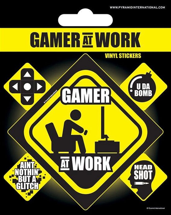Cover for Pyramid International · Gamer At Work Vinyl Sticker (set Adesivi) (MERCH) (2019)