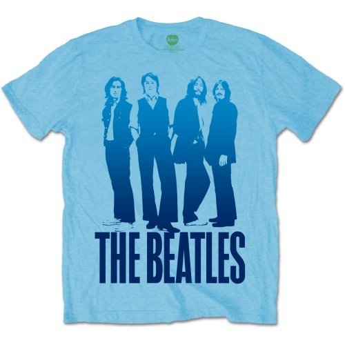 Cover for The Beatles · The Beatles Unisex T-Shirt: Iconic Image (T-shirt) [size XXL] [Blue - Unisex edition]
