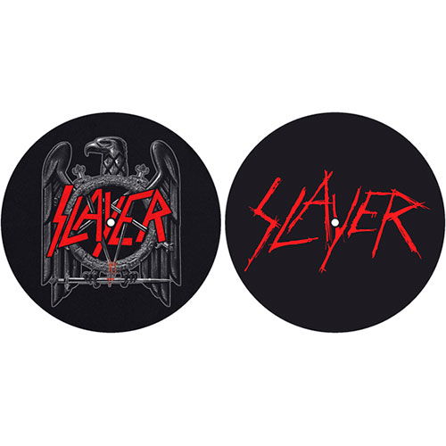 Eagle / Scratched Logo - Slipmat Set - Slayer - Produtos - ROCK OFF - 5056170621144 - 25 de outubro de 2018