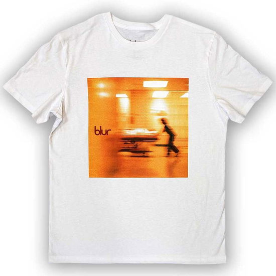 Cover for Blur · Blur Unisex T-Shirt: Blur Album Cover (White) (T-shirt) [size M] (2024)