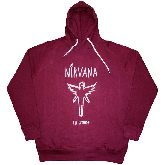 Nirvana Unisex Pullover Hoodie: In Utero Outline - Nirvana - Merchandise -  - 5056821084144 - November 21, 2024