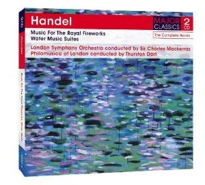 Music for Royal Fireworks / Water Music Suite - Handel - Musik - MAJOR CLASSICS - 5060294540144 - 23. oktober 2012