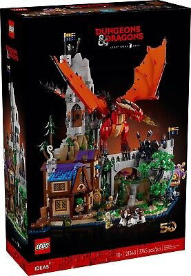 Cover for Lego Ideas · Dungeons &amp; Dragons: Red Dragon's Tale (21348) (Jouets)