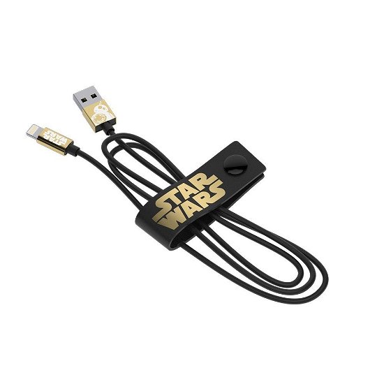 Cable Light Line 120cm SW TLJ BB8 Gold - Star Wars - Produtos - TRIBE - 8057733138144 - 