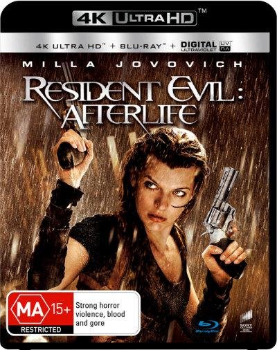 Cover for Resident Evil: Afterlife (4K Ultra HD) (2017)