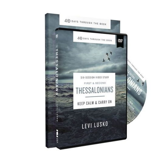 Cover for Levi Lusko · 1 and   2 Thessalonians Study Guide with DVD: Keep Calm and Carry On - 40 Days Through the Book (Paperback Book) (2021)