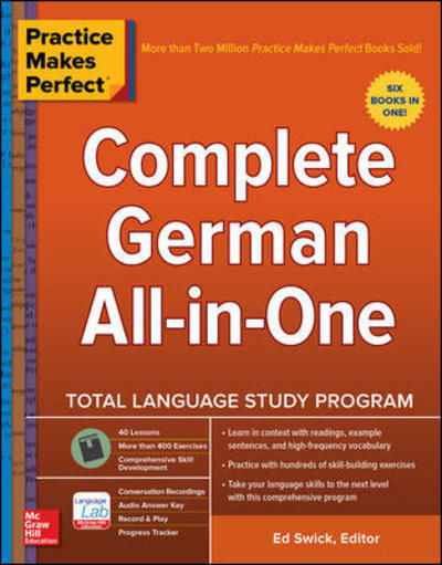 Cover for Ed Swick · Practice Makes Perfect: Complete German All-in-One (Paperback Bog) [Ed edition] (2020)