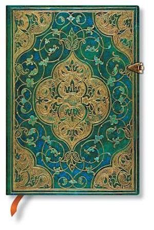 Cover for Paperblanks · Turquoise Chronicles Midi Lined Hardcover Journal - Turquoise Chronicles (Gebundenes Buch) (2018)