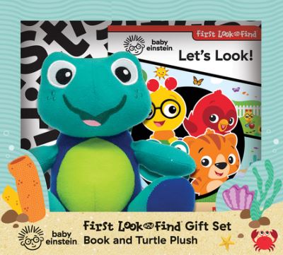 Cover for Editors of Phoenix International Publications · Baby Einstein - First Look and Find Activity Book and Turtle Plush Toy - PI Kids (Inbunden Bok) (2021)