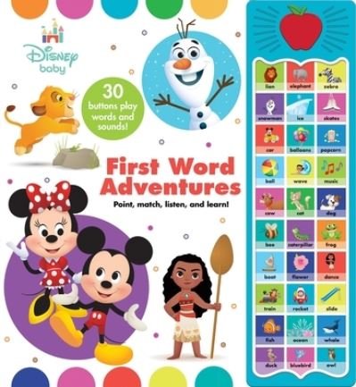 Cover for P I Kids · Apple Disney Baby First Word Adventures Sound Book (Gebundenes Buch) (2024)