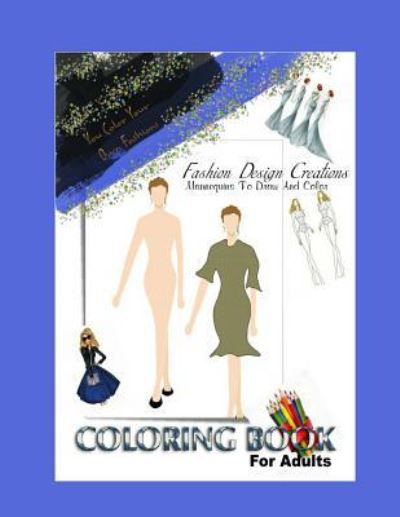 Cover for Kim Holmes · Fashion Design Adult Coloring Book (Paperback Book) (2016)