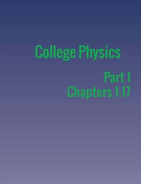 Cover for Paul Peter Urone · College Physics (Taschenbuch) (2018)