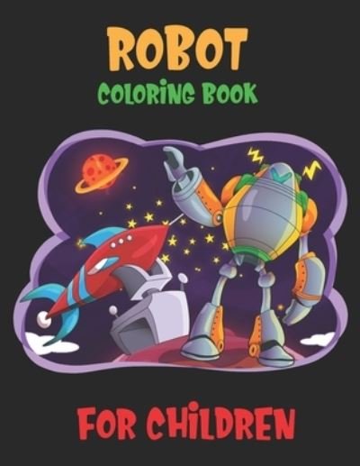 Cover for Laalpiran Publishing · Robot Coloring Book For Children (Pocketbok) (2019)