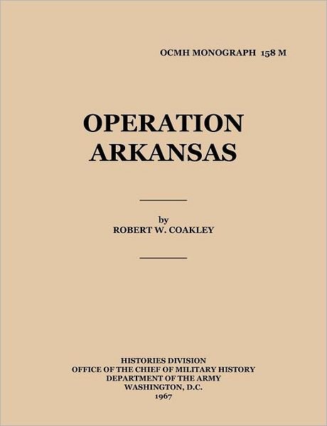 Cover for United States Army · Operation Arkansas (Taschenbuch) (2011)