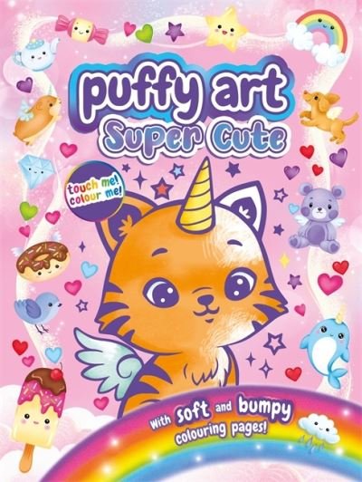 Cover for Igloo Books · Puffy Art Super Cute - Bumpy Line Colouring Book (Paperback Bog) (2024)
