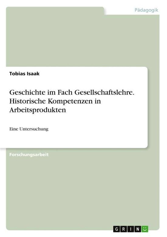 Cover for Isaak · Geschichte im Fach Gesellschaftsl (N/A)