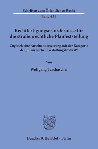 Cover for Tzschaschel · Rechtfertigungserforderniss (Book) (1994)