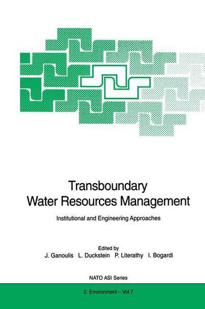 Cover for Jacques Ganoulis · Transboundary Water Resources Management: Institutional and Engineering Approaches - Nato Science Partnership Subseries: 2 (Hardcover Book) [1996 edition] (1996)