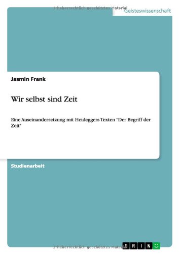 Cover for Frank · Wir selbst sind Zeit (Buch) [German edition] (2010)
