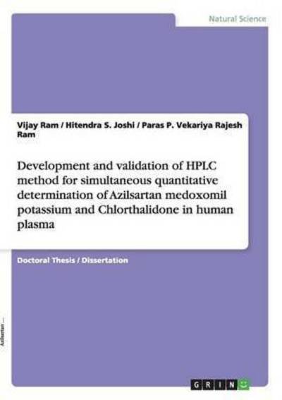 Cover for Ram · Development and validation of HPLC (Bok) (2015)