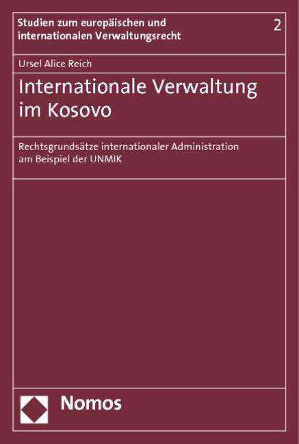 Cover for Reich · Internationale Verwaltung im Koso (Book)