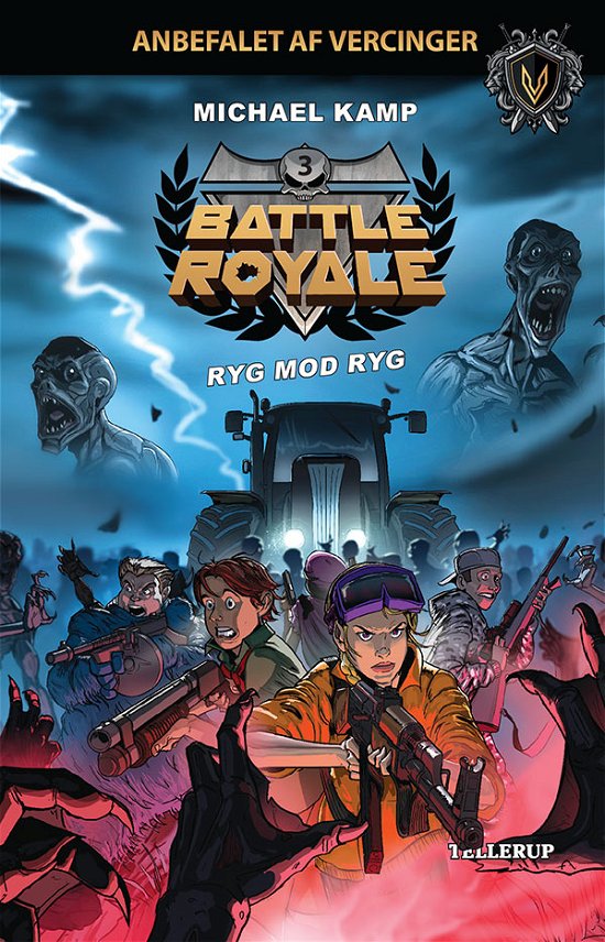 Cover for Michael Kamp · Battle Royale,3: Battle Royale #3: Ryg mod ryg (Hardcover bog) [1. udgave] (2020)