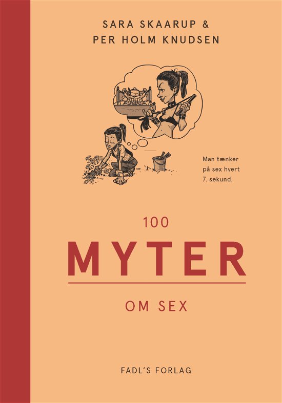 Cover for Per Holm Knudsen &amp; Sara Skaarup · 100 myter: 100 myter om sex (Hardcover Book) [1st edition] (2018)