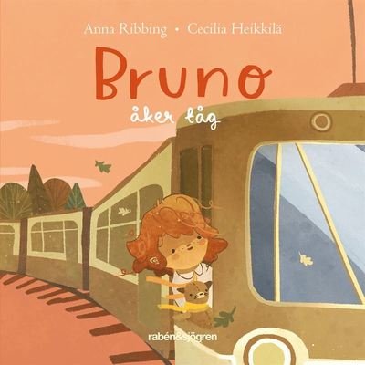 Cover for Cecilia Heikkilä · Bruno: Bruno åker tåg (Kartonbuch) (2019)