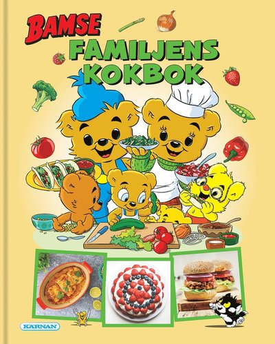 Cover for Bamse Familjens kokbok (Hardcover Book) (2024)