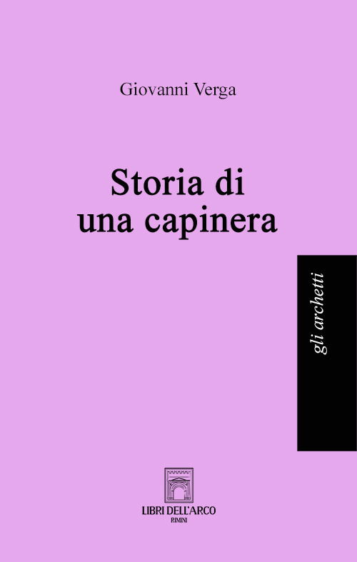 Cover for Giovanni Verga · Storia Di Una Capinera (Book)