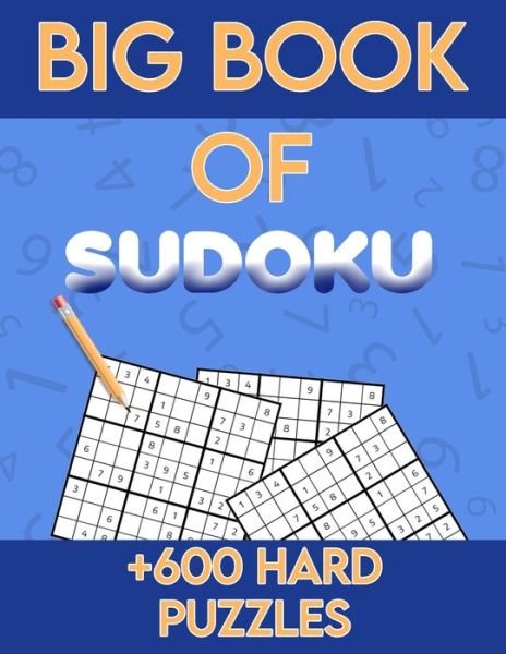 Cover for Botebbok Edition · Big Book of Sudoku +600 HARD Puzzles (Paperback Book) (2020)