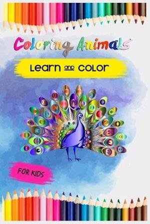 Cover for Mazouz Djelloul · Color Animals Learn and Color (Paperback Book) (2020)