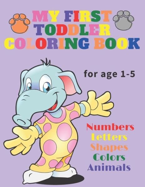 Cover for Enami Art · My First Toddler Coloring Book (Paperback Bog) (2020)