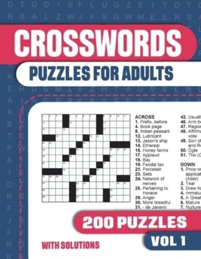 Cover for Visupuzzle Books · Crosswords Puzzles for Adults (Paperback Book) (2021)