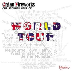 Organ Fireworks - World Tour - Christopher Herrick - Muziek - HYPERION - 0034571282145 - 28 april 2017