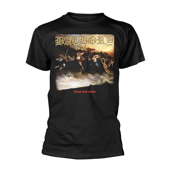 Cover for Bathory · Blood Fire Death (T-shirt) [size XXL] [Black edition] (2009)