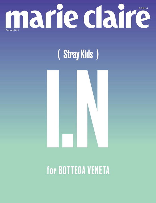 Cover for STRAY KIDS (I.N) · Marie Claire Korea February 2025 (tidskrift) [A edition] (2025)